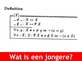 Wat is een jongere? 