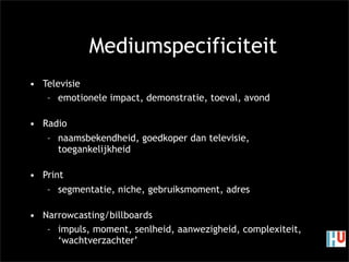 HU tweede avond crossmedia