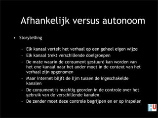 HU tweede avond crossmedia