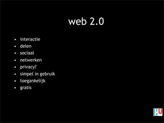 HU tweede avond crossmedia