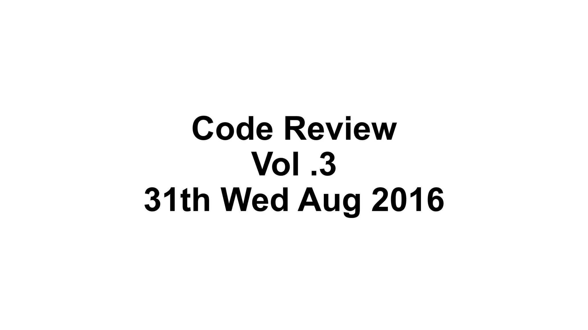 Code review process | PPT