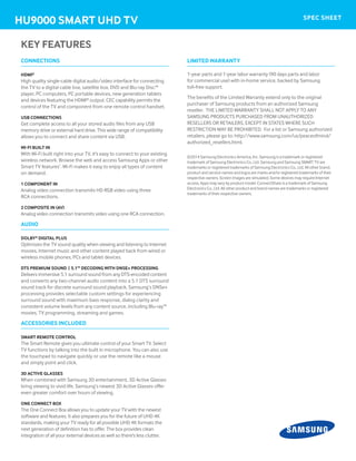 Hu9000 spec sheet_7_31_14 | PDF
