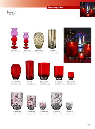 Spraying color




XKF52/PRF                XKF51/PRF            WMF45/W/PY                   R3/H/PY
h 251 mm - 9 7/8''       h 200 mm - 7 7/8''   h 198 mm - 7 3/4''           h 230 mm - 9''
Ø 94 mm - 3 3/4''        Ø 75 mm - 3''        Ø 132 mm - 5 1/4''           Ø 100 mm - 3 7/8''




 WMF45/W/PR                    R3/H/PR                  SB18/KP/PR                   SB17/KP/PR             SB16/KP/PR
 h 198 mm - 7 3/4''           h 230 mm - 9''            h 205 mm - 8 1/8''          h 168 mm - 6 5/8''     h 90 mm - 3 1/2''
 Ø 132 mm - 5 1/4''           Ø 100 mm - 3 7/8''        Ø 144 mm - 5 5/8''          Ø 116 mm - 4 5/8''     Ø 81 mm - 3 1/4''




    SB18/KP/PRH                SB17/KP/PRH             SB16/KP/PRH               SB18/P/PYH              SB16/P/PYH
    h 205 mm - 8 1/8''        h 168 mm - 6 5/8''       h 90 mm - 3 1/2''        h 205 mm - 8 1/8''       h 90 mm - 3 1/2''
    Ø 144 mm - 5 5/8''        Ø 116 mm - 4 5/8''       Ø 81 mm - 3 1/4''        Ø 144 mm - 5 5/8''       Ø 81 mm - 3 1/4''




                                                                                                                               106
 