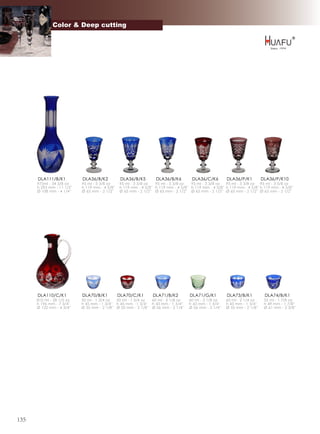 Color & Deep cutting




      DLA111/B/K1           DLA36/B/K2            DLA36/B/K5        DLA36/B/K6          DLA36/C/K6         DLA36/P/K1         DLA36/P/K10
      975ml - 34 3/8 oz     95 ml - 3 3/8 oz     95 ml - 3 3/8 oz   95 ml - 3 3/8 oz   95 ml - 3 3/8 oz   95 ml - 3 3/8 oz 95 ml - 3 3/8 oz
      h 293 mm - 11 1/2''   h 119 mm - 4 5/8''   h 119 mm - 4 5/8'' h 119 mm - 4 5/8'' h 119 mm - 4 5/8'' h 119 mm - 4 5/8'' h 119 mm - 4 5/8''
      Ø 108 mm - 4 1/4''    Ø 65 mm - 2 1/2''    Ø 65 mm - 2 1/2'' Ø 65 mm - 2 1/2'' Ø 65 mm - 2 1/2'' Ø 65 mm - 2 1/2'' Ø 65 mm - 2 1/2''




      DLA110/C/K1           DLA70/B/K1           DLA70/C/K1        DLA71/B/K2          DLA71/G/K1          DLA73/B/K1          DLA74/B/K1
      810 ml - 28 1/2 oz    50 ml - 1 3/4 oz  50 ml - 1 3/4 oz  60 ml - 2 1/8 oz      60 ml - 2 1/8 oz    65 ml - 2 1/4 oz     55 ml - 1 7/8 oz
      h 196 mm - 7 3/4''    h 45 mm - 1 3/4'' h 45 mm - 1 3/4'' h 43 mm - 1 3/4''     h 43 mm - 1 3/4''   h 45 mm - 1 3/4''    h 49 mm - 1 7/8''
      Ø 122 mm - 4 3/4''    Ø 55 mm - 2 1/8'' Ø 55 mm - 2 1/8'' Ø 56 mm - 2 1/4''     Ø 56 mm - 2 1/4''   Ø 55 mm - 2 1/8''    Ø 61 mm - 2 3/8''




135
 