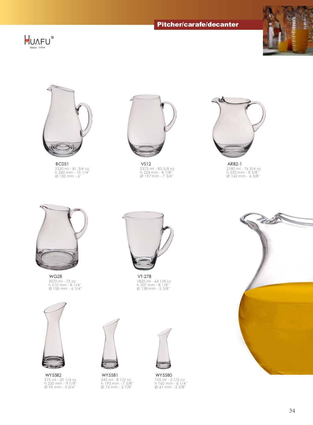 Huafu Glassware Catalog 2009