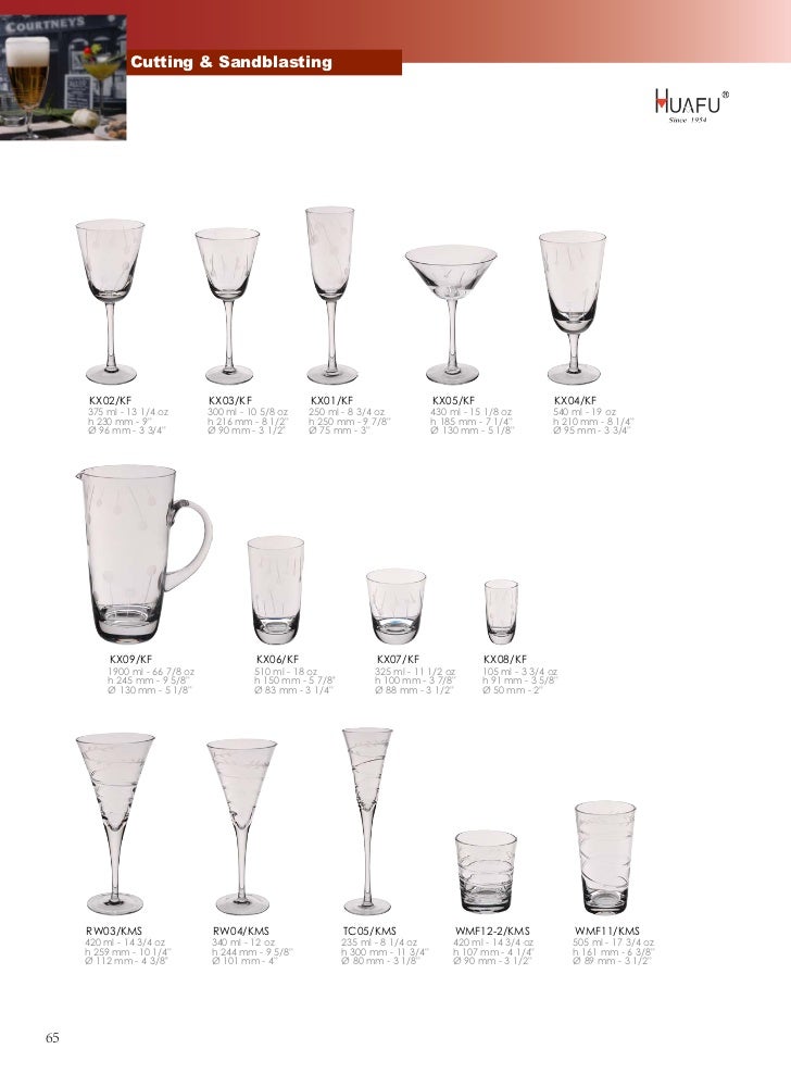 Huafu Glassware Catalog 2009