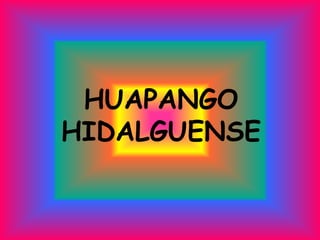 HUAPANGO
HIDALGUENSE
 