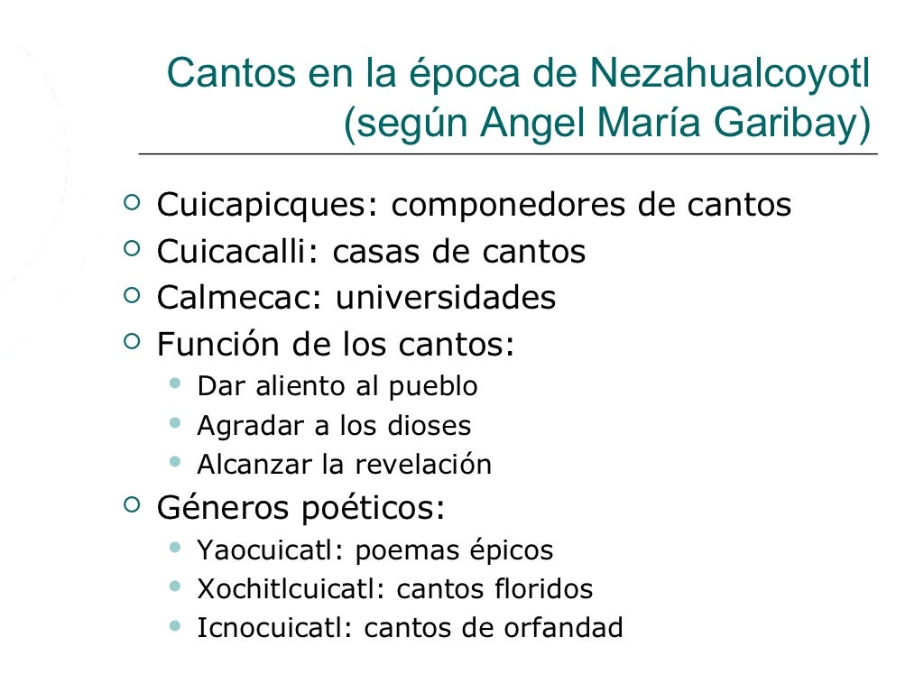 Huarochiri Nezahualcoyotl slideshare