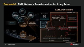 Huawei Confidential
43
Proposal-1: AND, Network Transformation for Long Term
 