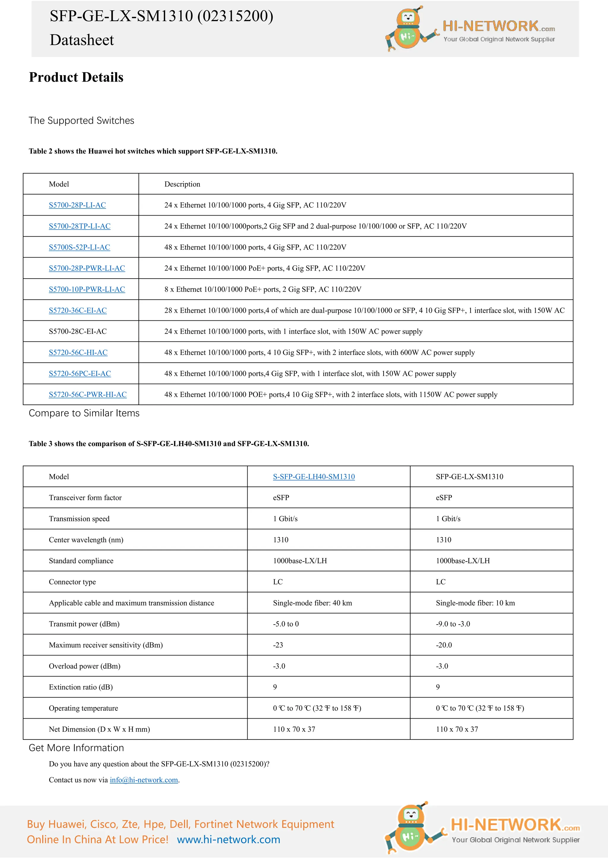 Sfp Rx Sensitive Table huawei-sfp-ge-lx-sm1310-brochure-datasheet.pdf