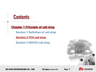 Huawei case analysis call drop | PPT