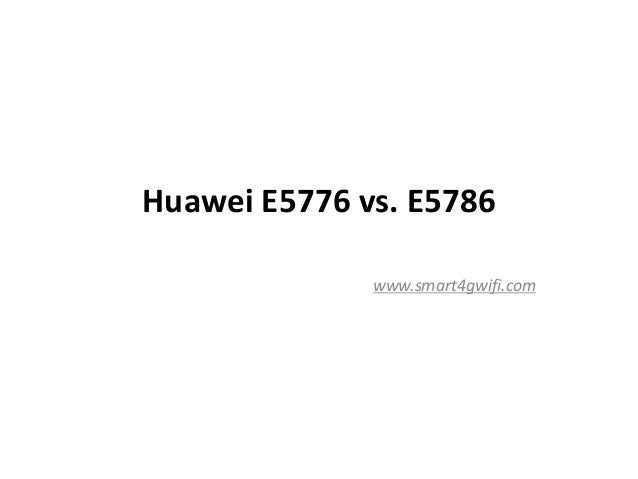 Huawei E5776 Firmware Update