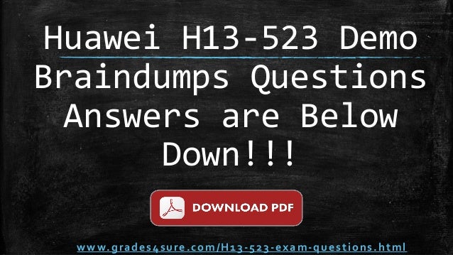 H13-511_V5.5 Quizfragen Und Antworten