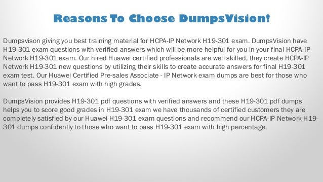 Huawei Certified Pre-sales Associate-IP Network Test H19-301 Exam QA PDF+SIM