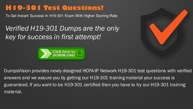 Exam H19-365_V1.0 Actual Tests