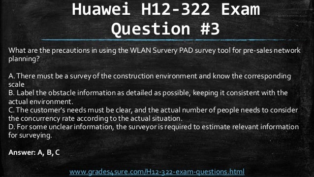 Practice Test H12-322_V1.0 Fee