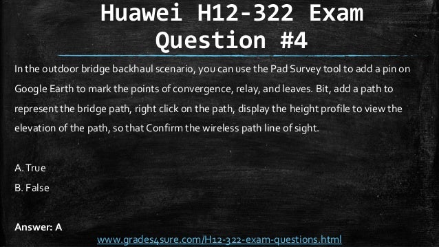 Exam H12-322_V1.0 Study Guide