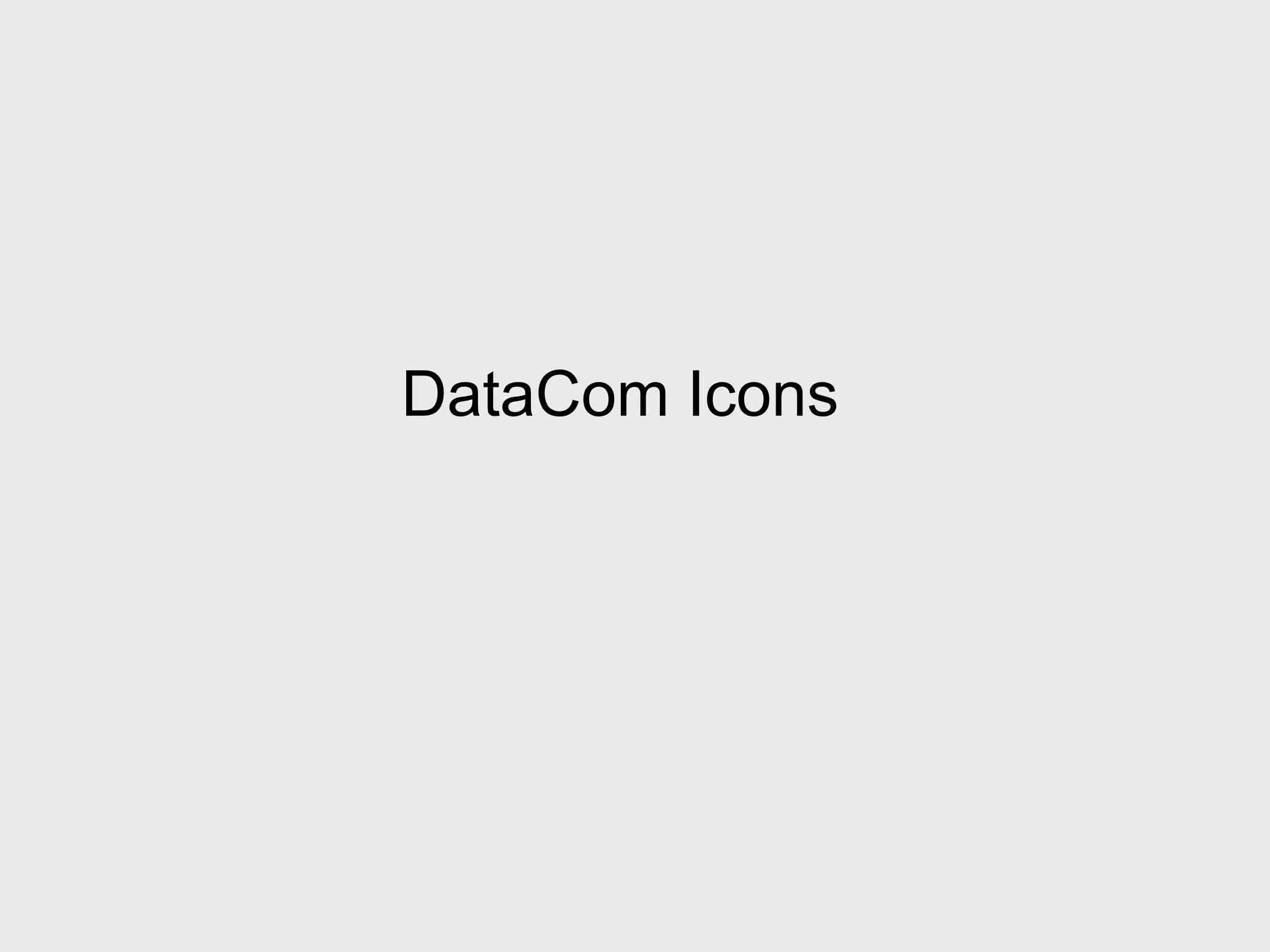 DataCom Icons
 