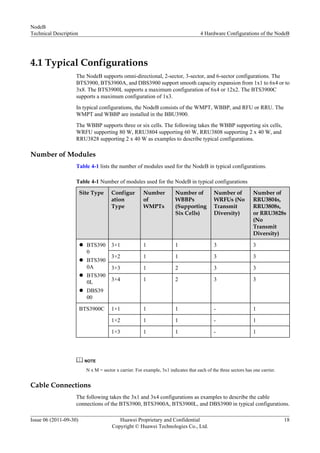 Huawei node b technical-description | PDF