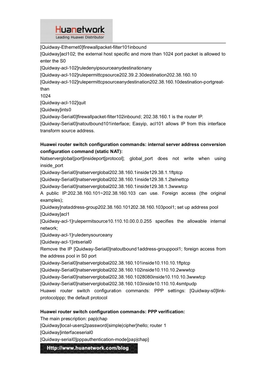 Huawei Switch Configuration Commands huawei-switch-configuration-commands