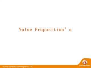 Value Proposition’s 