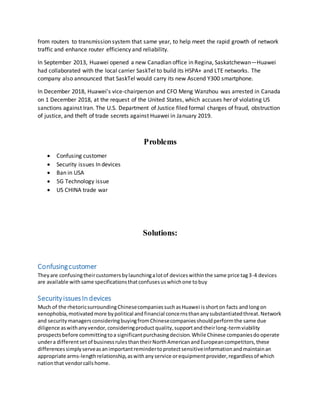 Photo inspiration: Visual Reference: Huawei Technologies Problems And Solutions