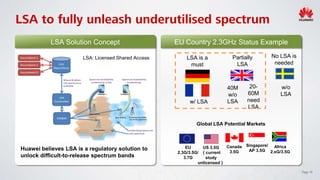 Huawei Workshop LTE Spectrum Strategic Opportunities | PDF