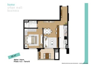 Aptos 1 dorm.
Finais 1 e 2 - Torre B
                         Material preliminar para treinamento – sujeito a alterações
 