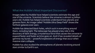 Hubble telescope [Dev N Patel]