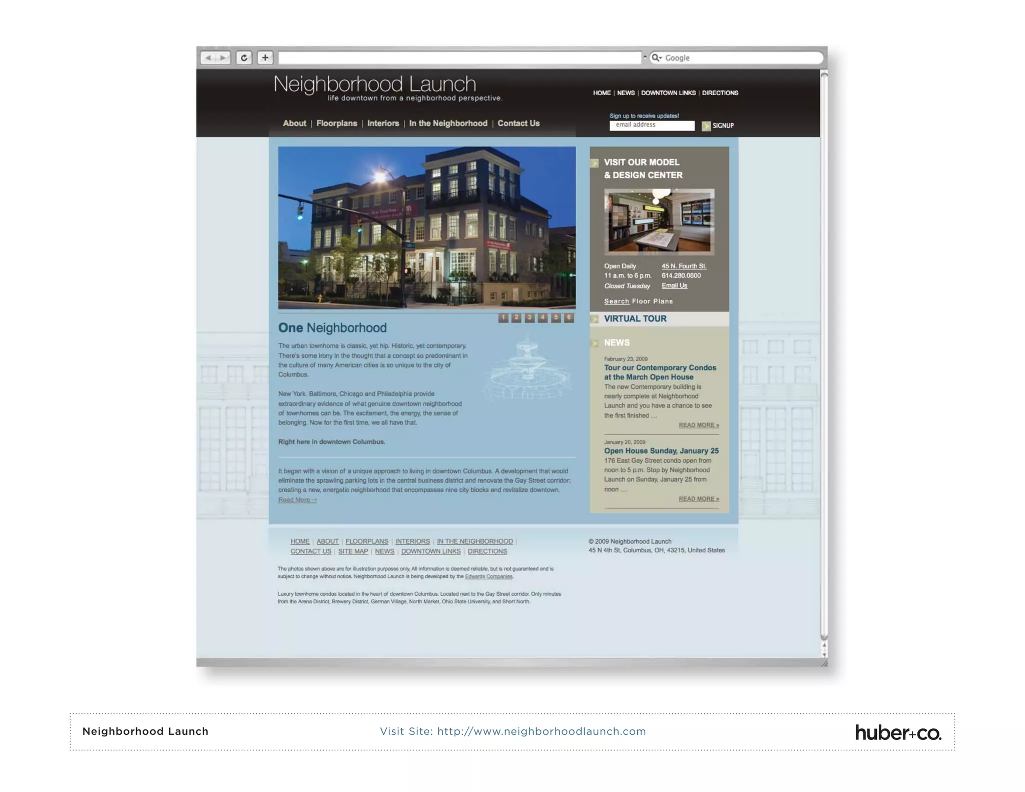 Huber And Co Website Portfolio (2009)