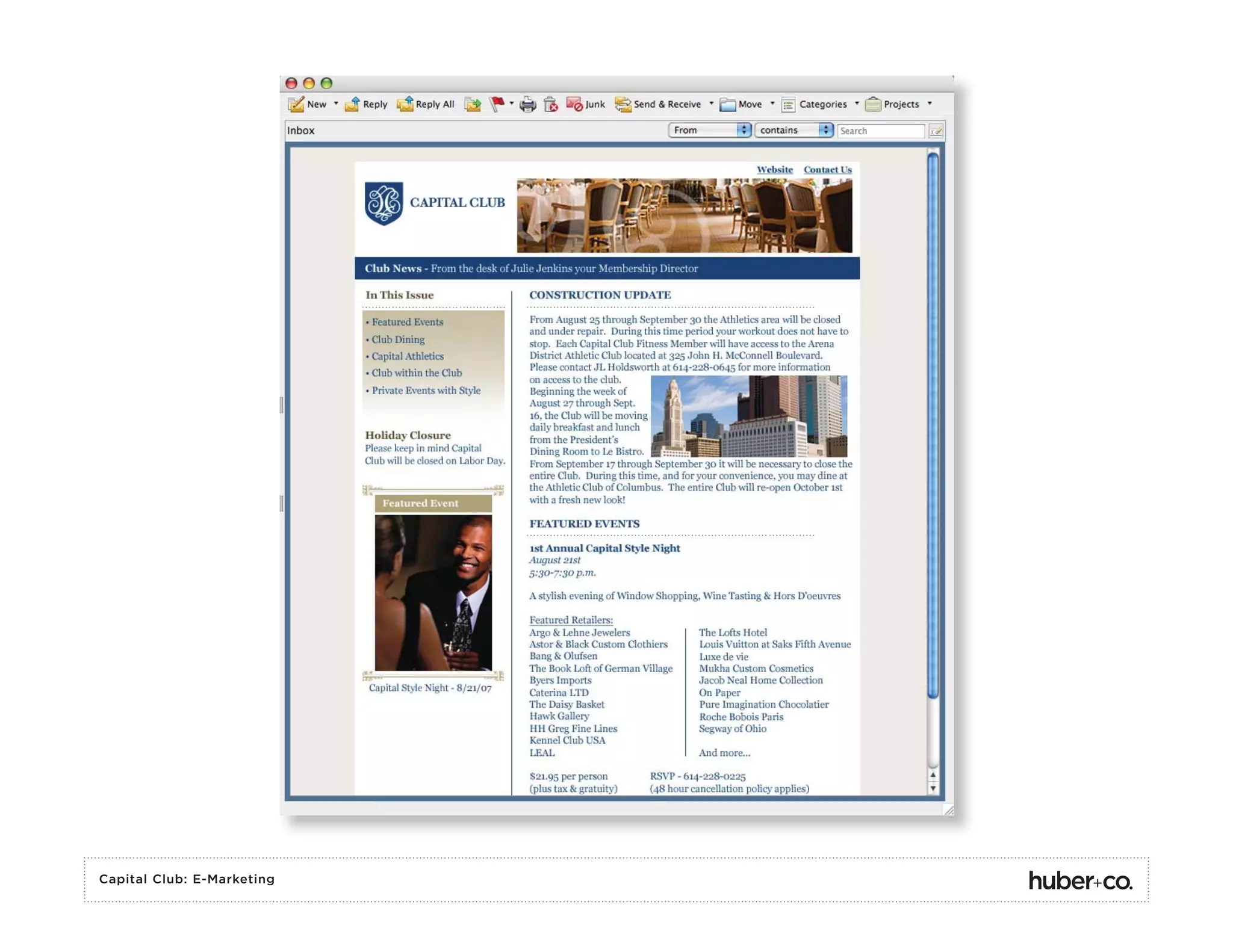 Huber And Co Website Portfolio (2009)