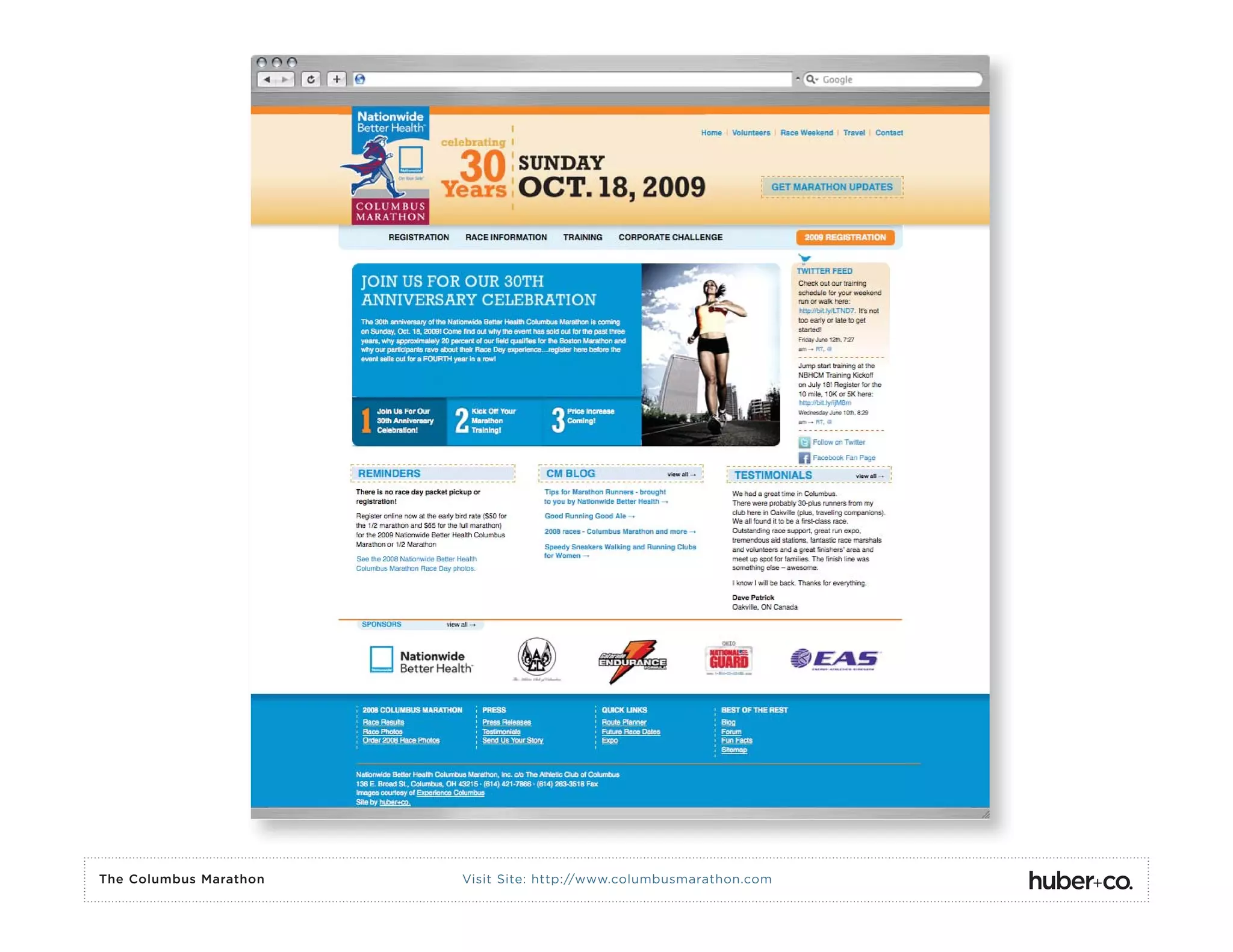 Huber And Co Website Portfolio (2009)