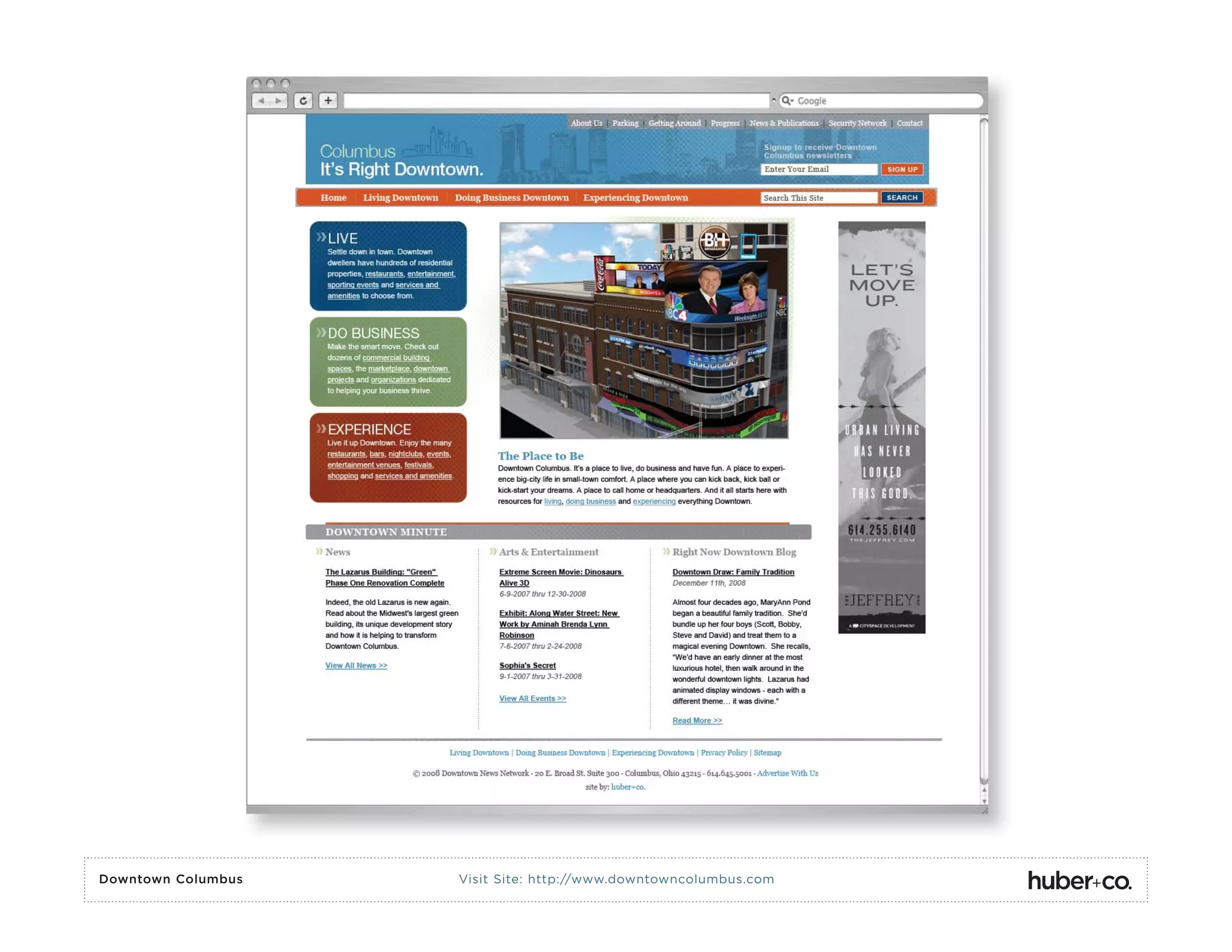 Huber And Co Website Portfolio (2009)