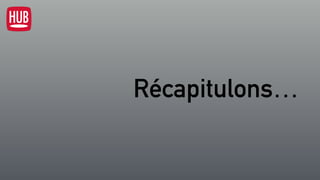 Récapitulons…  
 