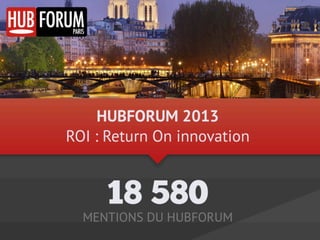 Les chiffres du HUBFORUM Paris 2013