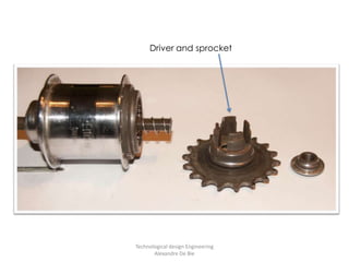 Technological design Engineering           Alexandre De BieDriver and sprocket