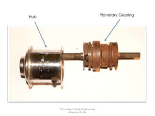 Technological design Engineering           Alexandre De BiePlanetary GearingHub