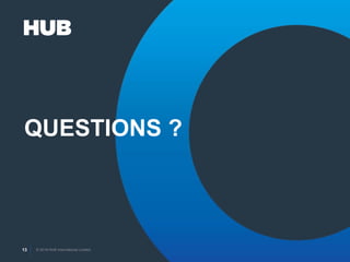 © 2017 HUB International Limited.13 © 2018 HUB International Limited.13
QUESTIONS ?
 