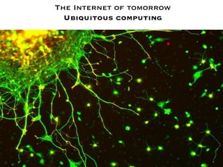 The Internet of tomorrow
  Ubiquitous computing
 
