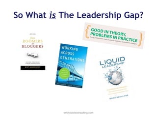 So What is The Leadership Gap?

emilydavisconsulting.com

 