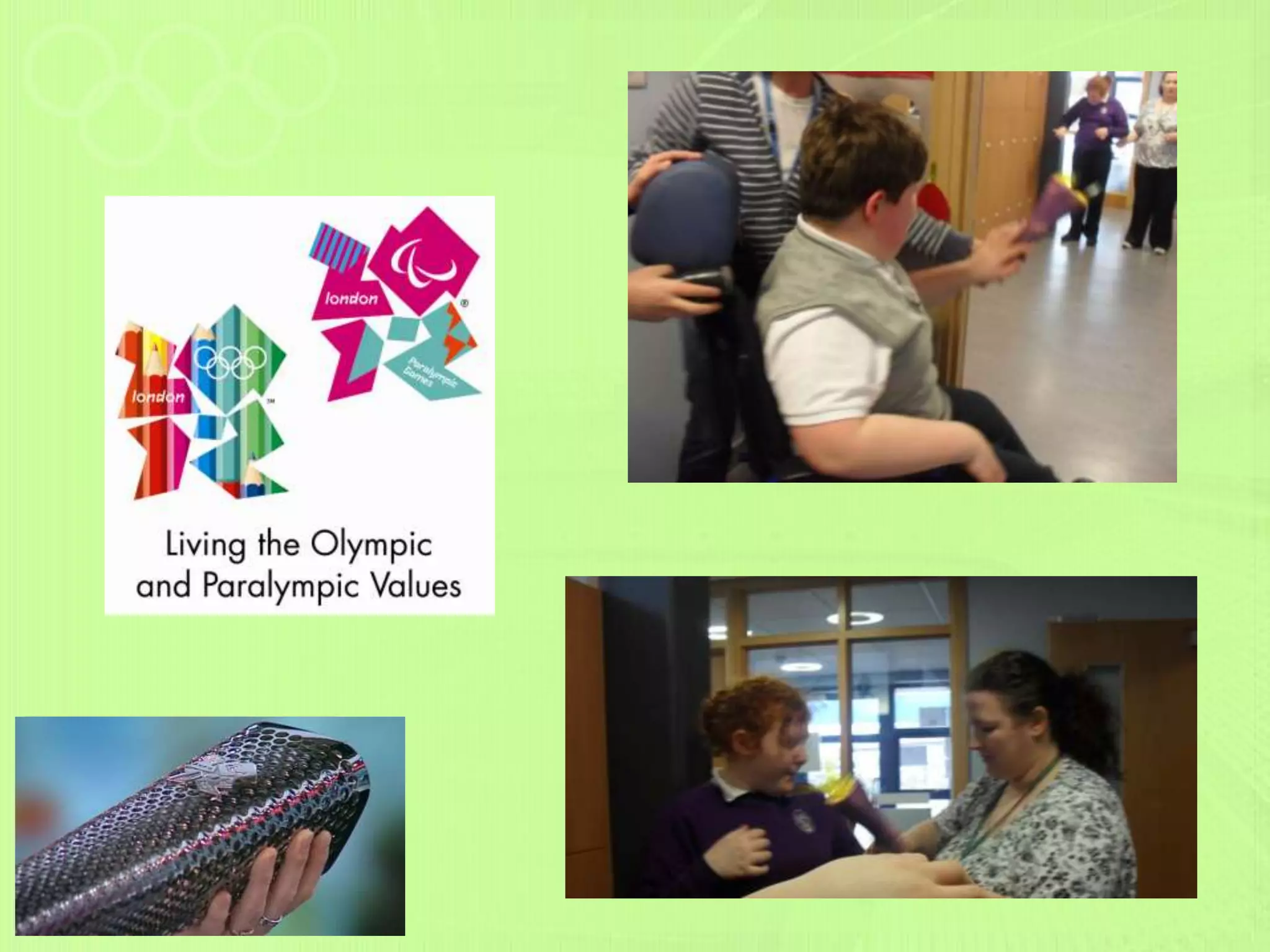 Hub paralympic torch parade