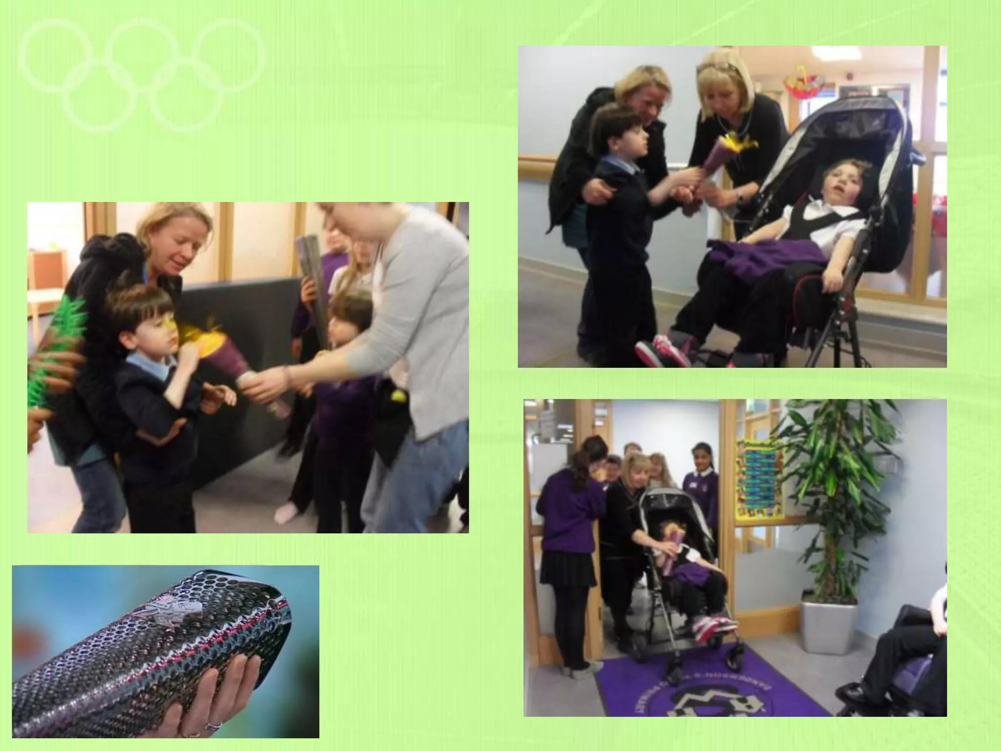 Hub paralympic torch parade