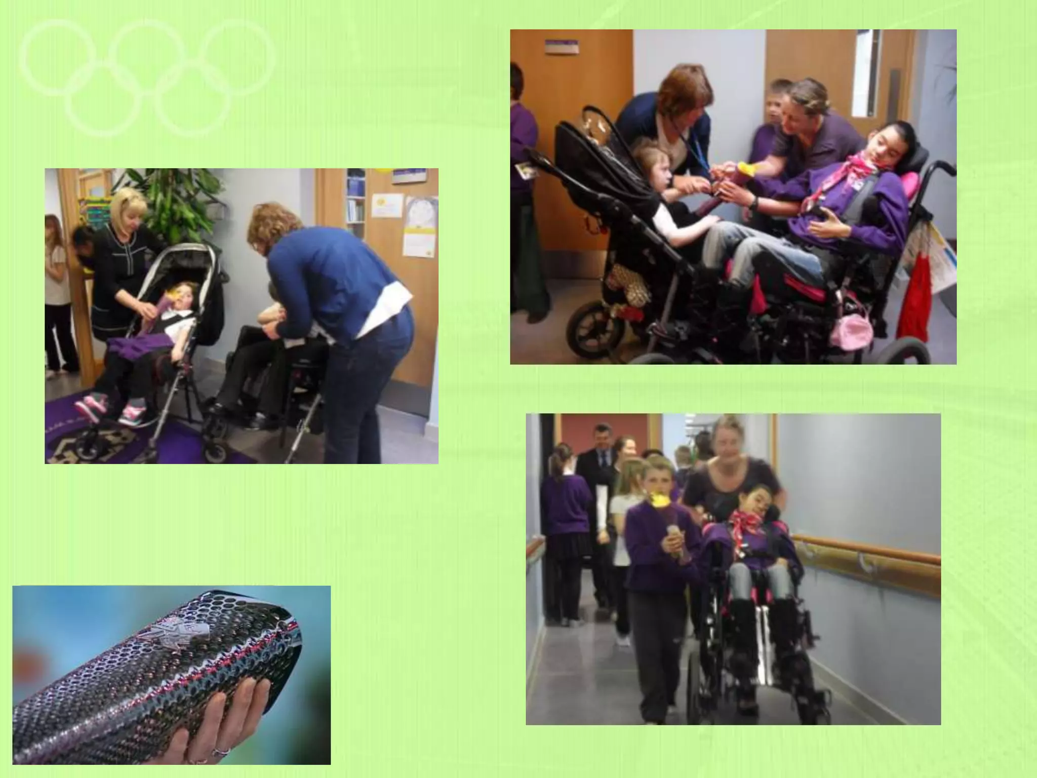 Hub paralympic torch parade