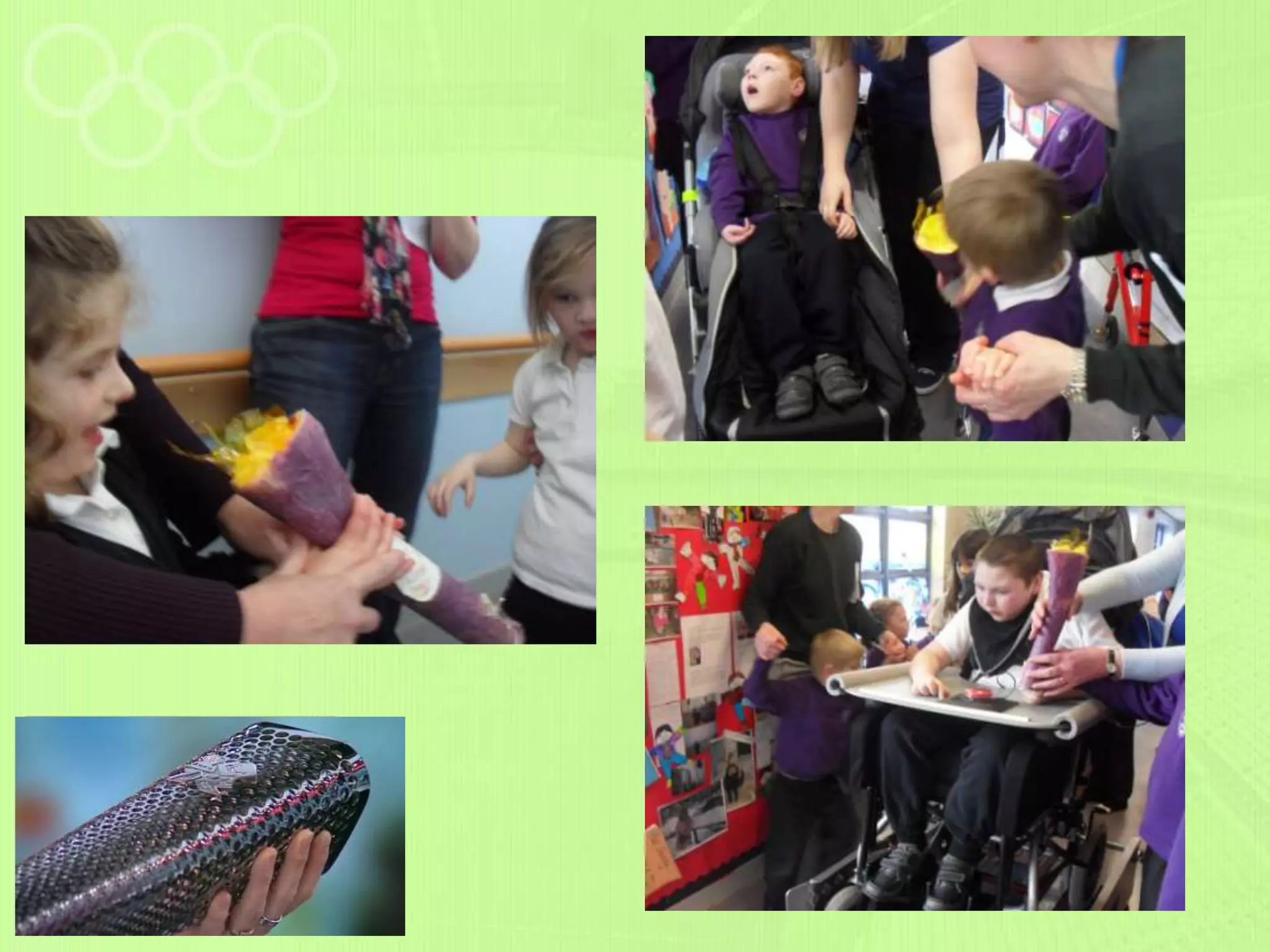 Hub paralympic torch parade