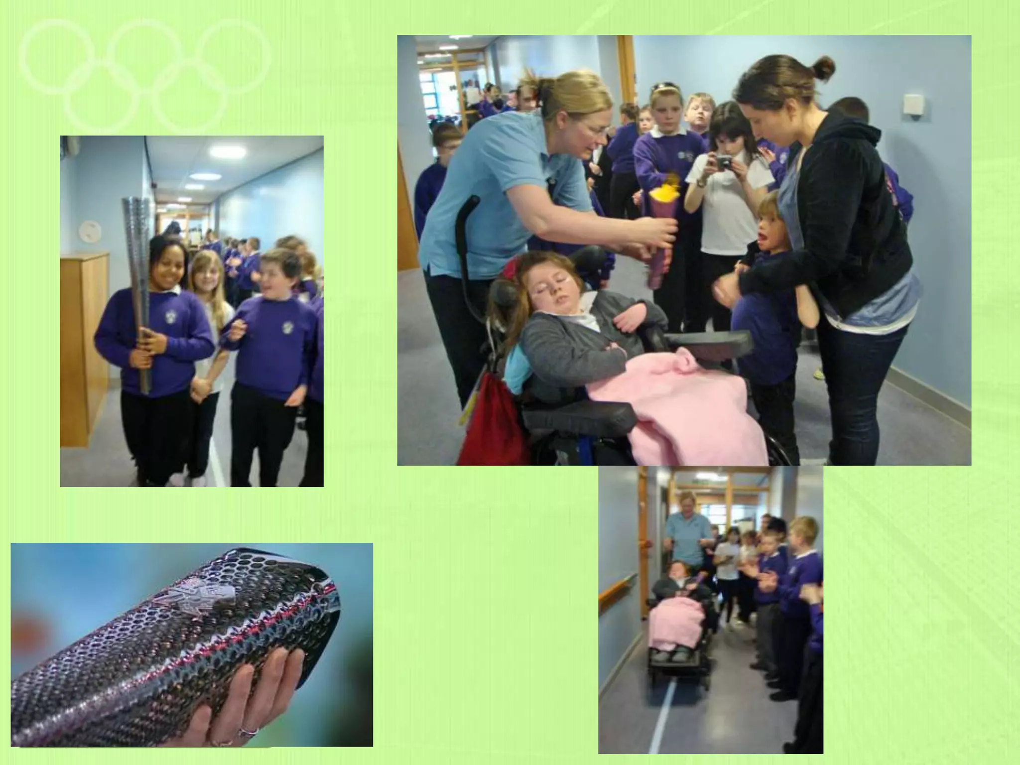 Hub paralympic torch parade