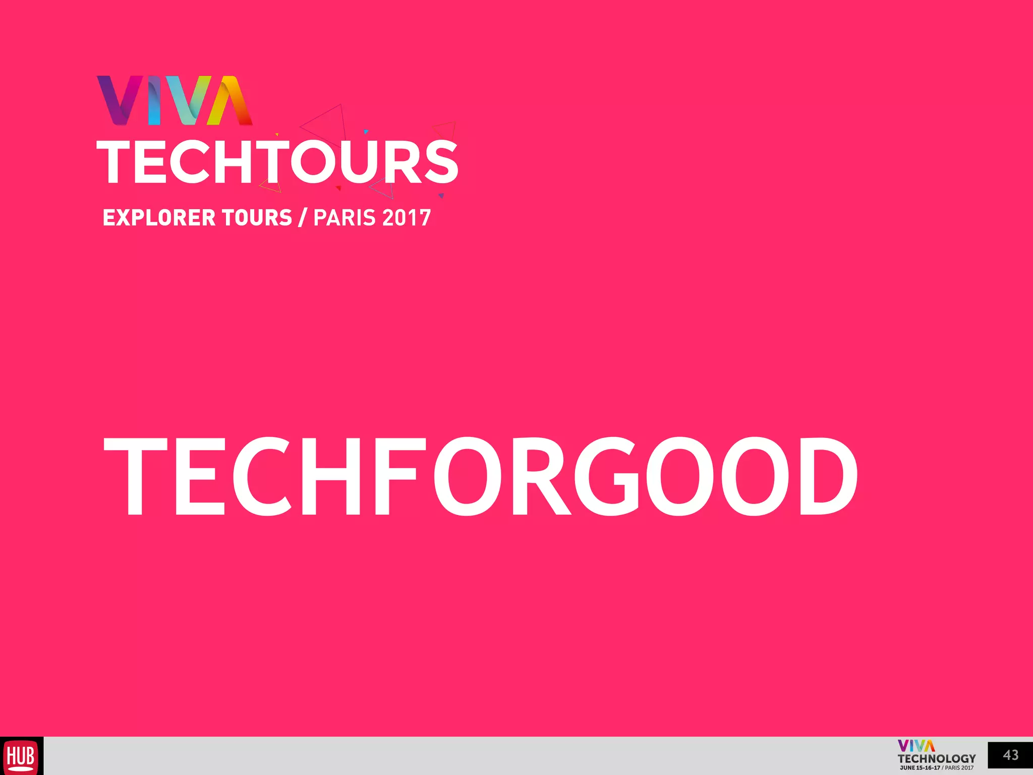 43
GO TOUCH VR: Wearable device for augmented and virtual reality systems
Revolutionary haptic wearable device
for augmented and virtual reality
systems. The device creates a real
contact under the user’s fingers
m a t c h i n g t h e v i r t u a l c o n t a c t
experienced in virtual reality.
Contact:
• Eric VEZZOLI
• CEO & CO-Founder
• eric@gotouchvr.com
#AR&VR
 