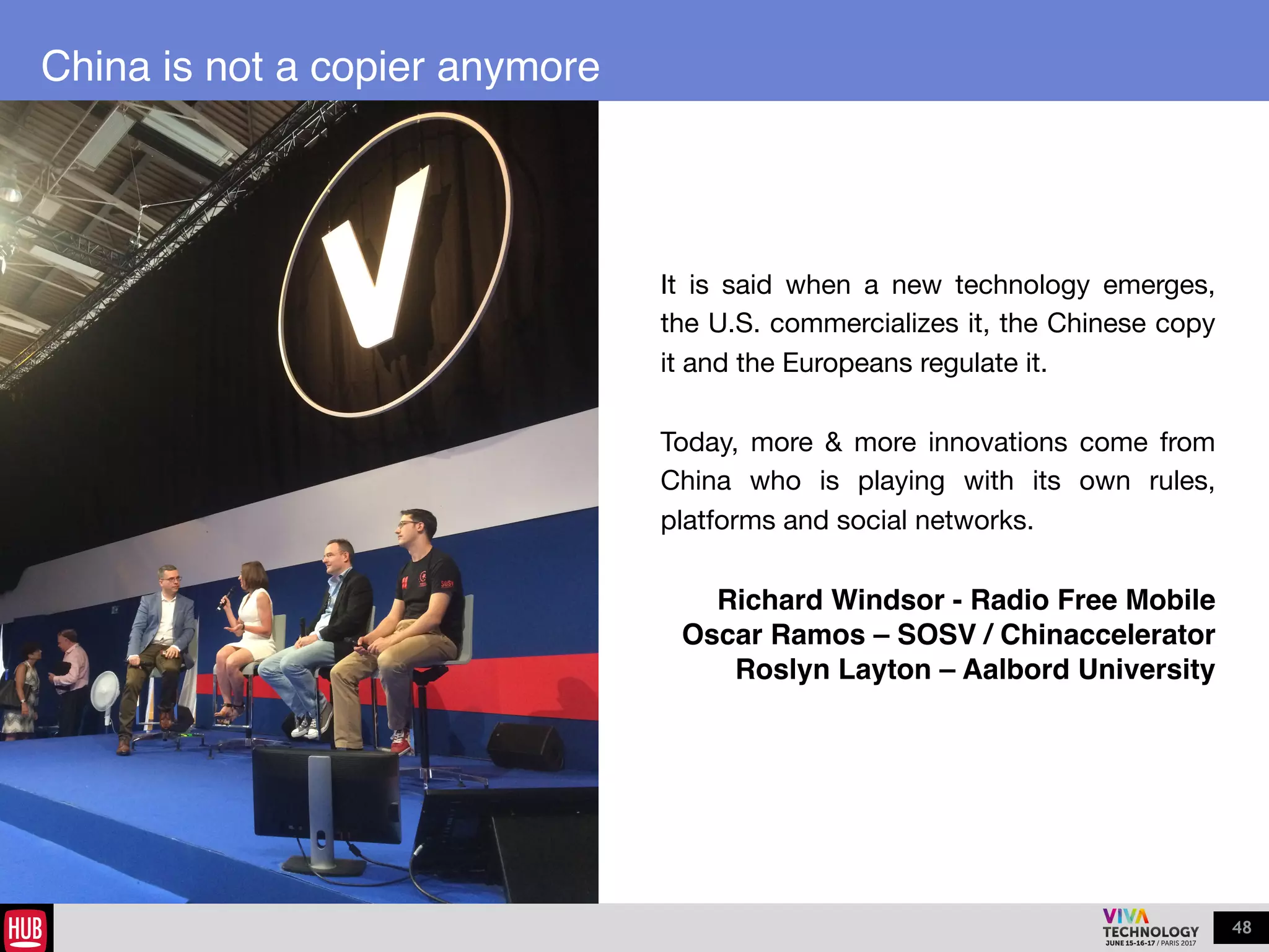 48
Cross-­‐fertilization	
  :	
  start-­‐up	
  Lucette	
  (data	
  &	
  beauty)	
  &	
  TF1	
  (entertainment	
  and	
  TV	
  Group)	
  create	
  valuable	
  synergy	
  	
  
+
#DATA
 