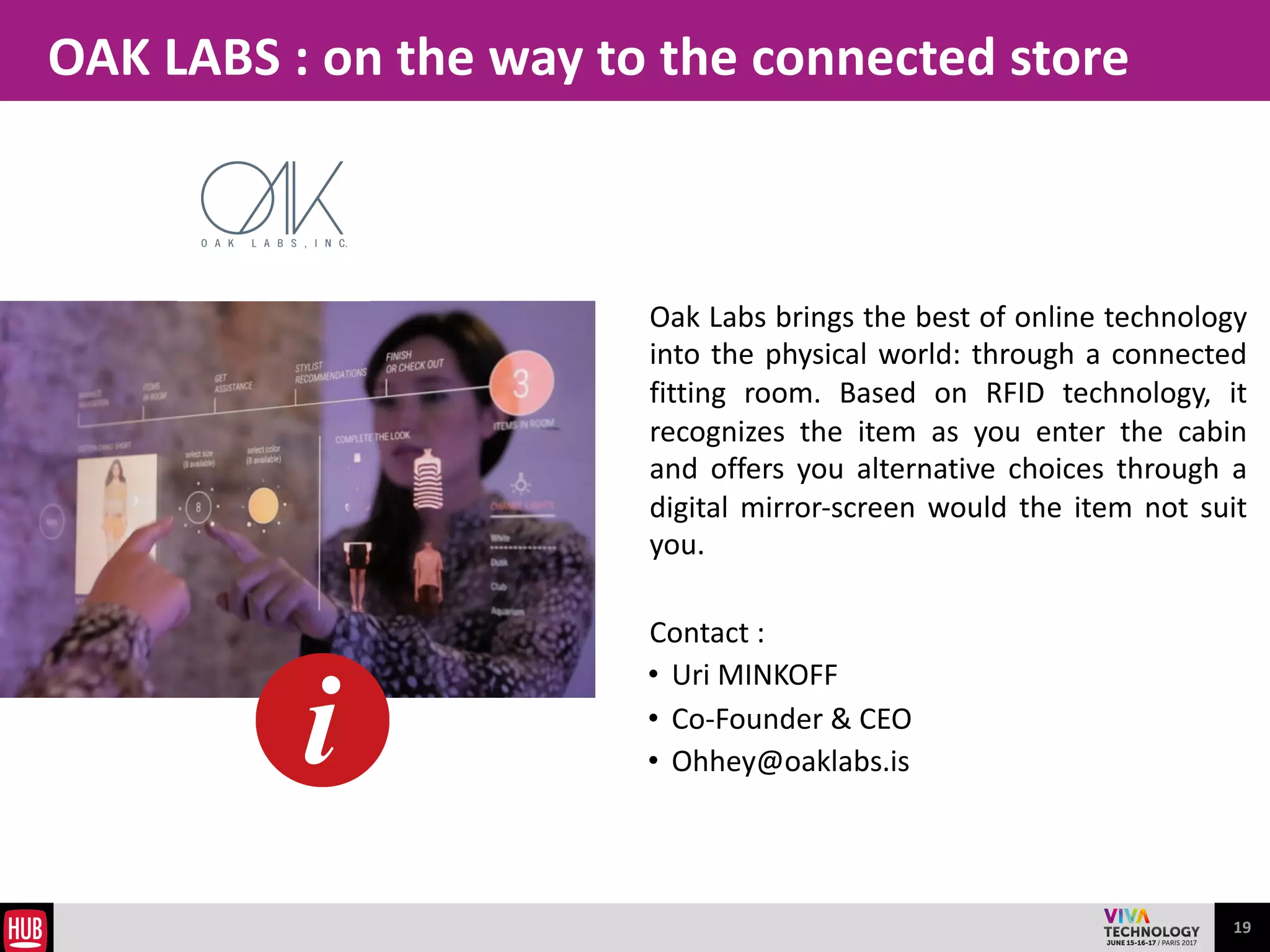 19
TARGET 2 SELL: The 1to1 predictive marketing software suite
Target2Sell	
  is	
  the	
  leading	
  French	
  company	
  in	
  1to1	
  
Predictive	
  Merchandising	
  Solutions	
  launched	
  in	
  
September	
  2012	
  by	
  two	
  experts	
  in	
  E-­‐commerce:	
  
François	
  Ziserman	
  and	
  Adrien	
  Coutarel.	
  	
  
Target2sell	
  enhances	
  the	
  web-­‐to-­‐store	
  
experience	
  (online	
  reservations,	
  pick-­‐up	
  points…)	
  
through	
  personalized	
  recommendations	
  and	
  
adapts	
  to	
  the	
  context	
  of	
  each	
  store:	
  specific	
  price,	
  
stock… 
Contact:	
  	
  
• Caroline	
  POISSON	
  	
  	
  	
  
• Head	
  of	
  Marketing	
  &	
  Communication	
  
• caroline@target2sell.com
 
