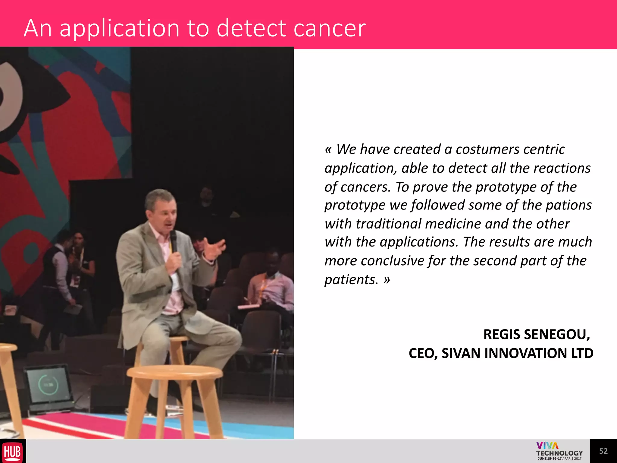 52
EDUCATION / A coporate social responsibility program
TWO	
  KEYS	
  FIGURES	
  	
  :	
  	
  
• 40%	
  of	
  employers	
  globally	
  site	
  difficulty	
  filling	
  jobs	
  	
  
• 39%	
  of	
  European	
  firms	
  surveyed	
  challenged	
  to	
  find	
  
qualified	
  candidates	
  	
  
	
  	
  
The	
  CISCO	
  PROGRAM	
  :	
  
• Enabling	
  teachers	
  &	
  empowering	
  students	
  
• through	
  innovative	
  learning	
  tools	
  delivered	
  across	
  a	
  
broad	
  spectrum	
  of	
  traditional	
  and	
  non-­‐traditional	
  
learning	
  environment	
  	
  
• Improving	
  learning	
  through	
  scientific	
  research	
  and	
  digital	
  
innovation	
  	
  
• Preparing	
  students	
  to	
  be	
  successful	
  in	
  the	
  changing	
  
professional	
  world	
  	
  
• Cultivating	
  global	
  problem	
  solvers	
  	
  
• A	
  project	
  based	
  on	
  the	
  human:	
  to	
  make	
  students	
  aware	
  
of	
  their	
  potential,	
  the	
  values	
  of	
  their	
  ideas	
  
Laura	
  Quintana	
  -­‐	
  VICE	
  PRESIDENT,	
  CORPORATE	
  AFFAIRS,	
  
CISCO	
  
Claudine	
  Schmidt-­‐Lainé	
  MINISTRY	
  OF	
  EDUCATION	
  
 
