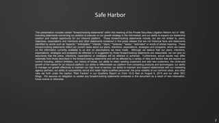 2
This presentation includes certain “forward-looking statements" within the meaning of the Private Securities Litigation Reform Act of 1995,
including statements concerning our position to execute on our growth strategy in the mid-market, and our ability to expand our leadership
position and market opportunity for our inbound platform. These forward-looking statements include, but are not limited to, plans,
objectives, expectations and intentions and other statements contained in this press release that are not historical facts and statements
identified by words such as "expects," "anticipates," "intends," "plans," "believes," "seeks," "estimates" or words of similar meaning. These
forward-looking statements reflect our current views about our plans, intentions, expectations, strategies and prospects, which are based
on the information currently available to us and on assumptions we have made. Although we believe that our plans, intentions,
expectations, strategies and prospects as reflected in or suggested by those forward-looking statements are reasonable, we can give no
assurance that the plans, intentions, expectations or strategies will be attained or achieved. Furthermore, actual results may differ
materially from those described in the forward-looking statements and will be affected by a variety of risks and factors that are beyond our
control including, without limitation, our history of losses, our ability to retain existing customers and add new customers, the continued
growth of the market for an inbound platform; our ability to differentiate our platform from competing products and technologies; our ability
to manage our growth effectively to maintain our high level of service; our ability to maintain and expand relationships with our marketing
agency partners; our ability to successfully recruit and retain highly-qualified personnel; the price volatility of our common stock, and other
risks set forth under the caption "Risk Factors" in our Quarterly Report on Form 10-Q filed on August 6, 2015 and our other SEC
filings. We assume no obligation to update any forward-looking statements contained in this document as a result of new information,
future events or otherwise.
Safe Harbor
 